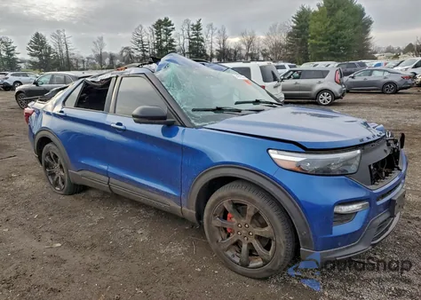 2020 Ford Explorer St z USA, uszkodzony, nr VIN 1FM5K8GC5LGB09642
